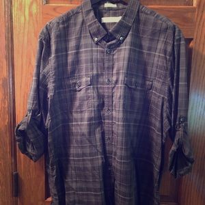 MENS XL CALVIN KLEIN LONG SLEEVE BUTTON DOWN